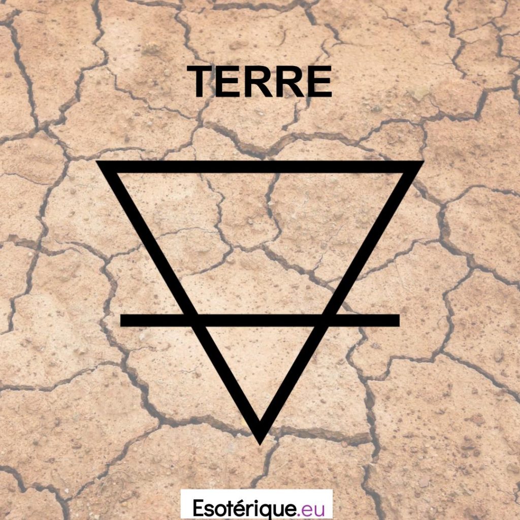 Symbole élément Terre - Esoterique_eu