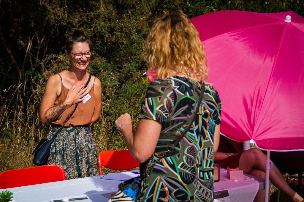 Jessica-Lauransot-Sophrologue-Stand-Fete-de-la-Pleine-Lune-2022