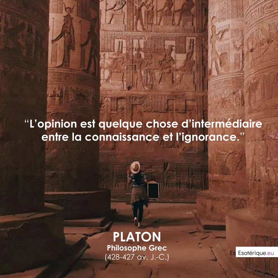 Proverbe citation ésotérique - Platon