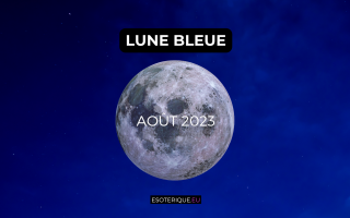 Pleine Lune Aout 2023 - Lune Bleue