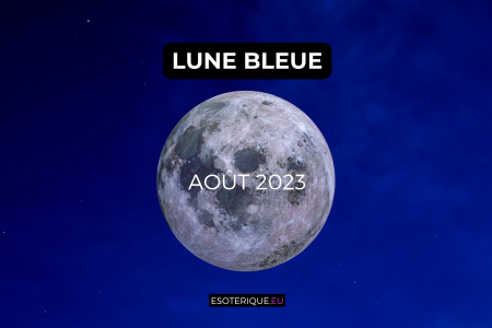 Pleine Lune Aout 2023 - Lune Bleue