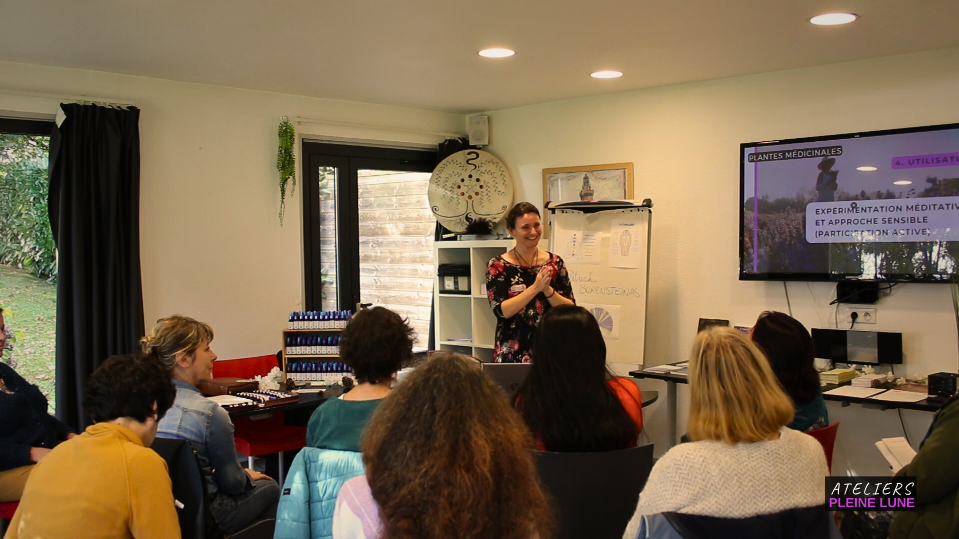 Ateliers Pleine Lune - L-Herberaie - Lannion - Plante médicinale - elixir floral - Reportage - arlette jacquemin