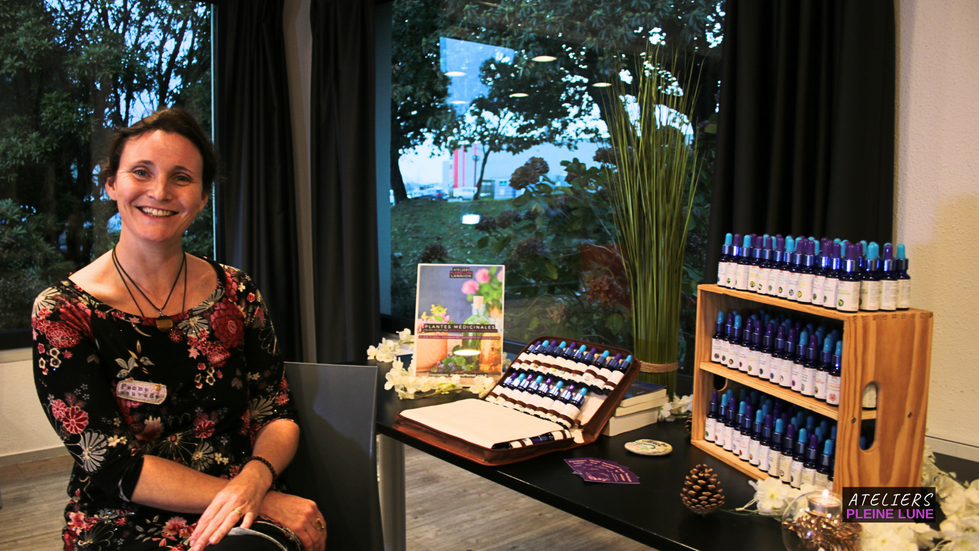 Ateliers Pleine Lune - L-Herberaie - Lannion - Plante médicinale - elixir floral - Reportage - arlette jacquemin