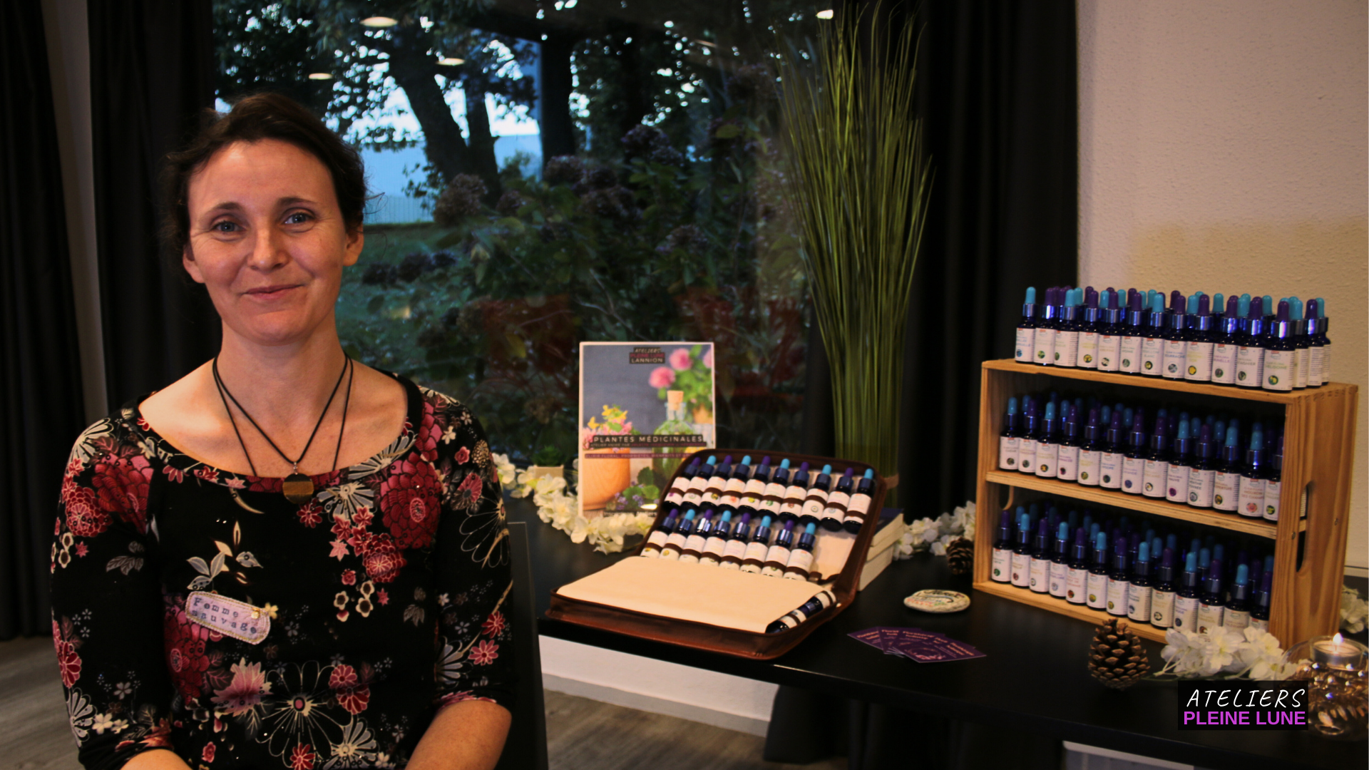 Ateliers Pleine Lune - L-Herberaie - Lannion - Plante médicinale - elixir floral - Reportage - arlette jacquemin