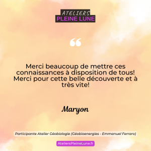 Avis Ateliers Pleine Lune Lannion - Géobiologie (7)