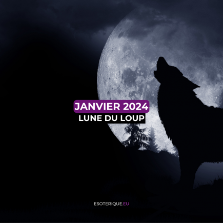 Pleine lune janvier 2024 - lune du loup