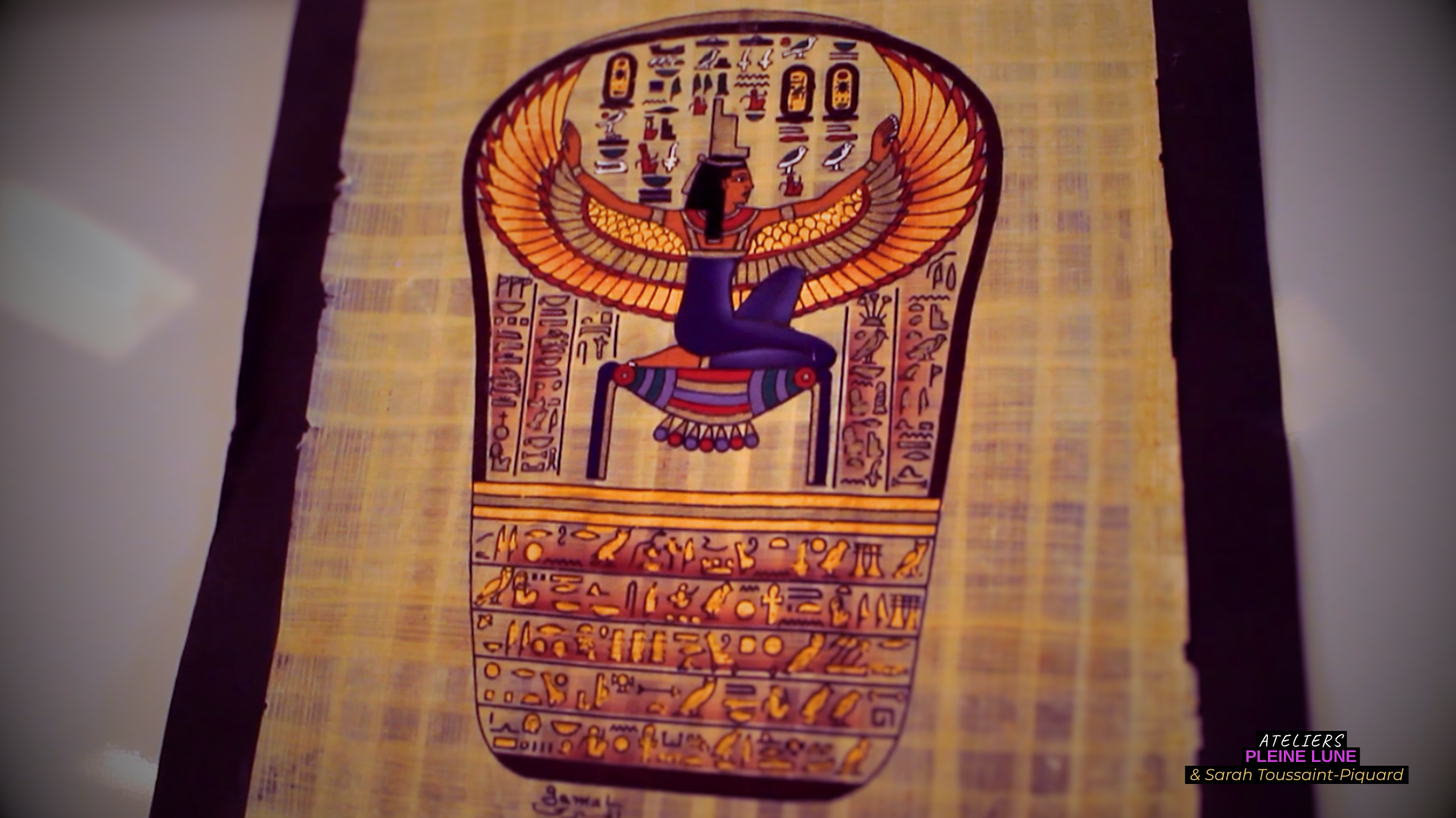 Energie egyptienne - Sarah Toussaint-Piquard - Ateliers Pleine Lune (1) - Le Temple d'isis