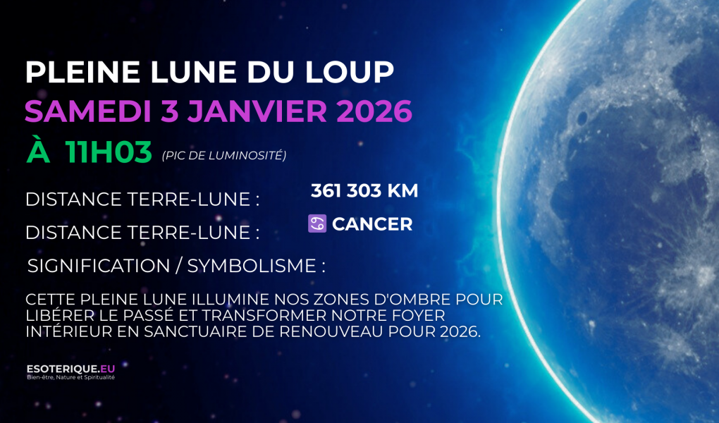 PLEINE LUNE JANVIER 2026
