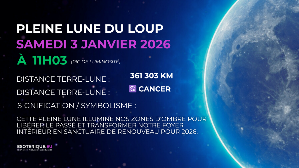 PLEINE LUNE JANVIER 2026