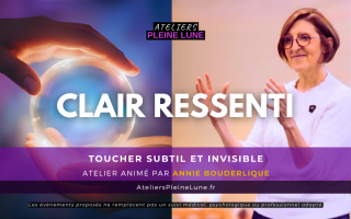 Reportage Clair ressenti - Toucher subtil et invisible - Annie Bouderlique - Ateliers Pleine Lune