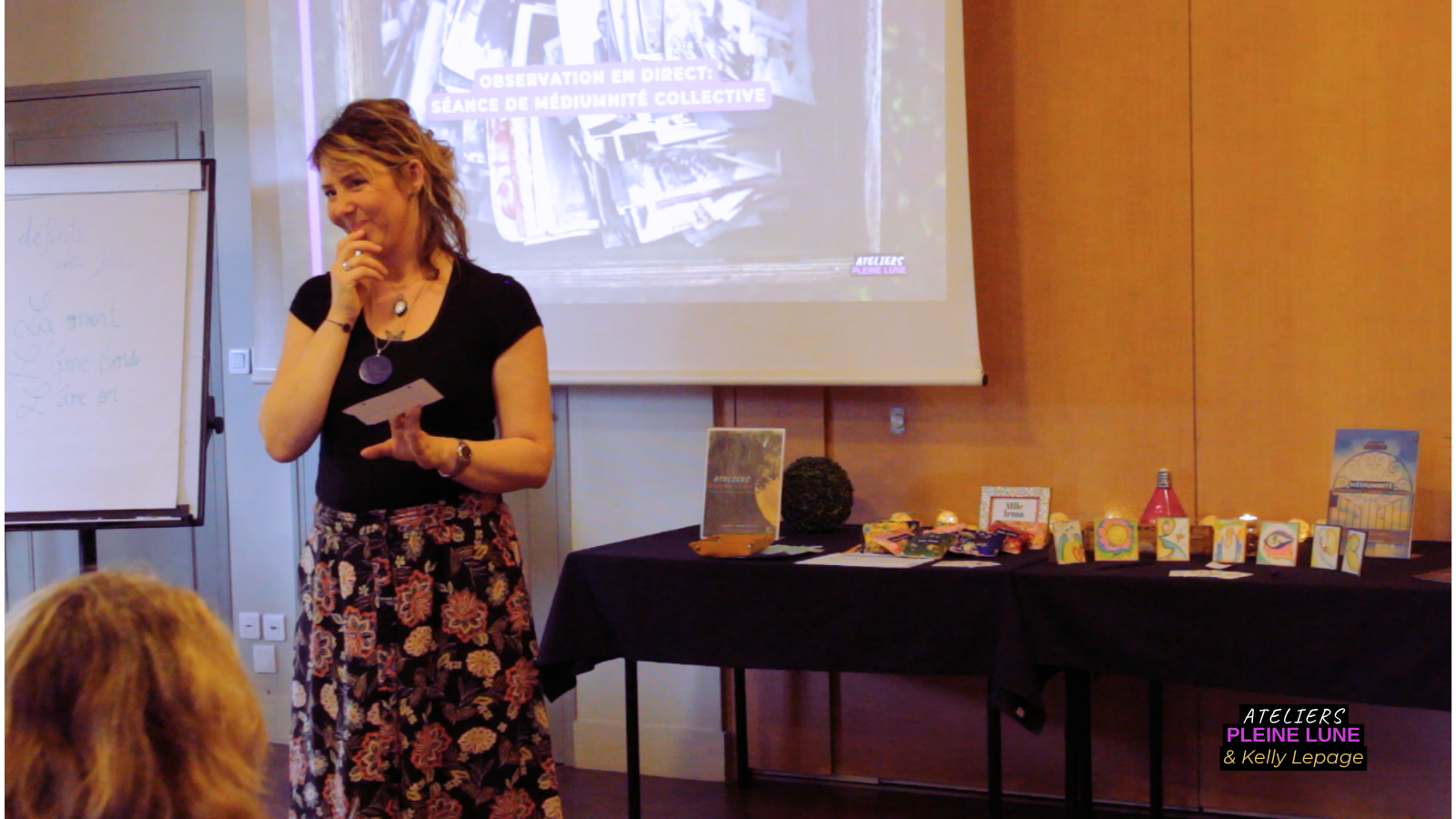 Atelier mediumnité Kelly Lepage - Ateliers Pleine Lune 11